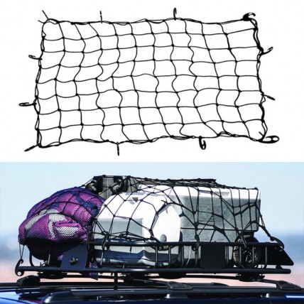 Heavy Duty Adjustable Car Elasticated Bungee Cargo Net 47"x 36"